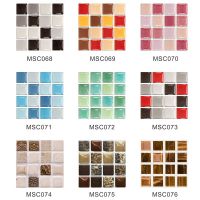 10pcs Fancytiles Waterproof Self Adhesive 3D Mosaic Wall Decal Kitchen Bathroom Wallpaper 3D Crystal Tile Sticker Gl Tile Hot