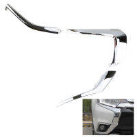 6407A146 6407A144ด้านหน้าขวา Chrome กันชนฝาครอบ Molding Trim Kit Fit สำหรับ Mitsubishi Outlander 2019 2018 2017. 2016ค่ะ