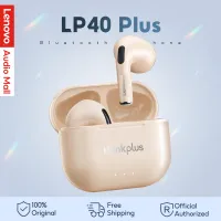 Lenovo LP40 Plus หูฟังหูฟังบลูทูธ True Wireless HD สเตอริโอเวลาแฝงต่ำเล่นเกมพร้อมไมโครโฟนบลูทูธ5.3