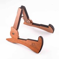 AA Mahogany Wood Guitar Stand Holder Foldable Acoustic Electric Guitar Bass Stand Holder Floor Universal Guitar Essories