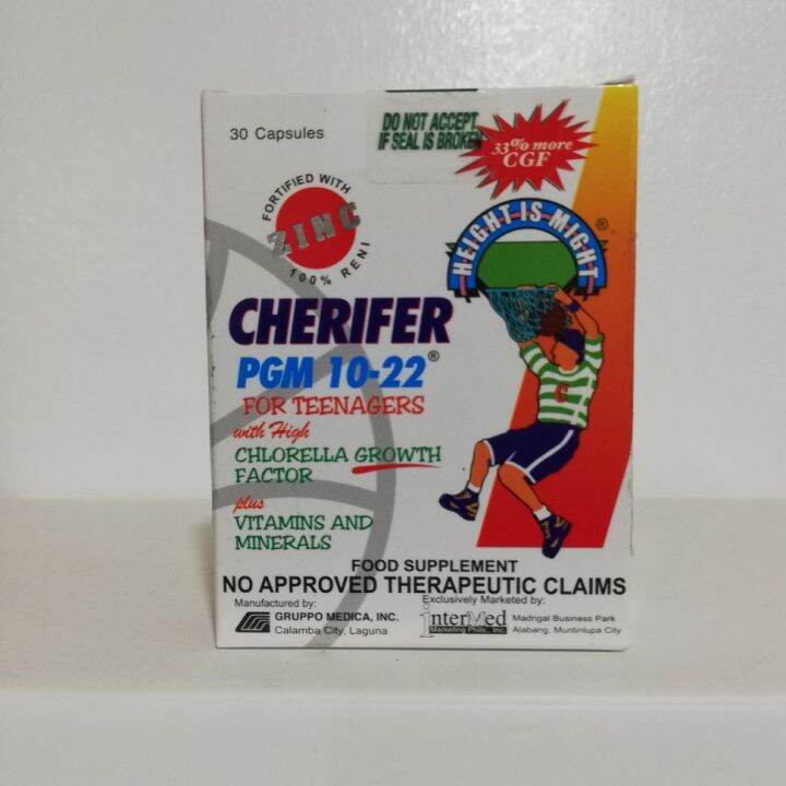 cherifer pgm zinc cap 30 Lazada PH