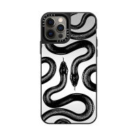 《KIKI》Original edition CASE.TIFY Black Snake King High-end snake Phone case for iphone 15 15pro 15promax 14 14pro 14promax 13 13pro 13promax High quality shockproof hard Phone case 12 12pro 12promax 11 Cute cartoon design for men girl New Design