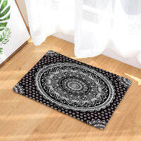 45*75CM Bohemian Indian Greek style Bathroom Carpet Bath Mat Set 3D Printed Bathroom Floor Carpet Toilet Rugs WC Doormat