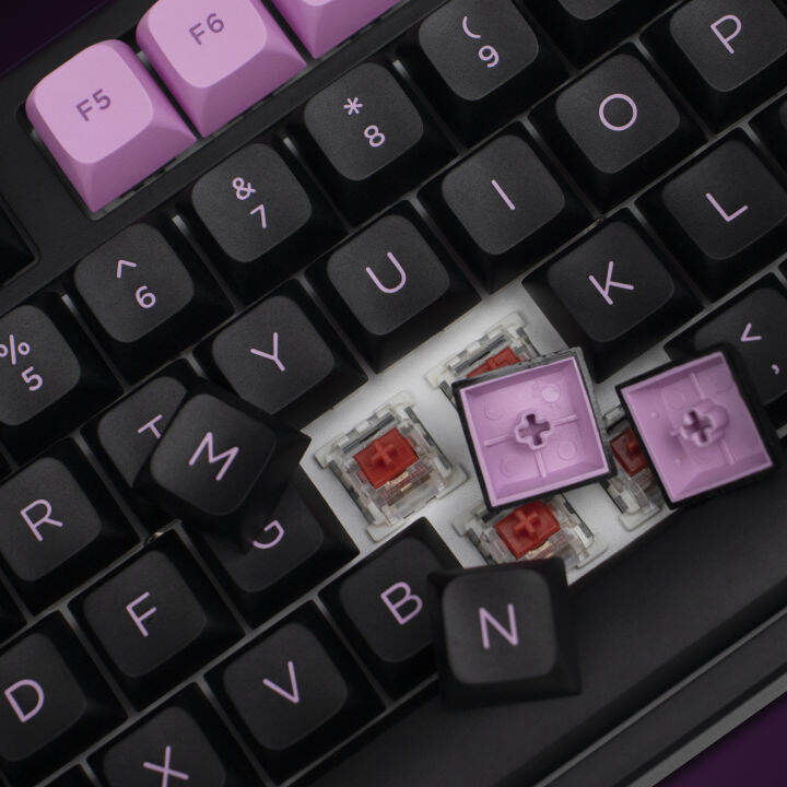 189-key-custom-pbt-keycaps-double-shot-xvx-profile-key-cap-สำหรับ60-65-70-100-cherry-gateron-mx-คีย์บอร์ดเกมกล