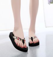 tfu336336 ขายดีที่สุด - / รองเท้าแตะแฟชั่นสตรีรองเท้า Retro ผู้หญิงฤดูร้อน Flip Flops รองเท้าแตะลำลองรองเท้าส้นเตี้ย Beach เปิดรองเท้าแตะผู้หญิงแบบพื้นบางสำหรับสตรี