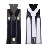 Fashion Y Suspenders 3 Clips Adjustable Wedding Wear Suspenders Elastic for Trousers Mens Womens Jeans Accessory