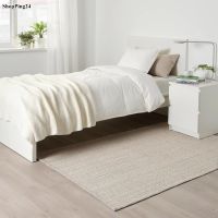 พรม พรมทอเรียบ  สีเนเชอรัลออฟไวท์  ขนาด 120x180 ซม. Rug flatwoven natural TIPHELDER off-white Color 120x180 cm