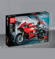 Tec Create 10272 Ducati Panigate Superbike Block Building Set 764 Pieces