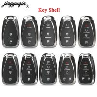 jingyuqin 2/3/4/5 Buttons For Chevrolet Cruze Malibu Camaro 2016-2018 Remote Control Car Key Shell Case Fob Uncut HU100 Balde