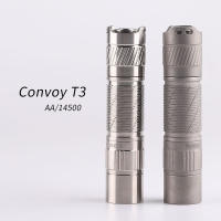 โลหะผสมไทเทเนียมขบวนไฟฉาย T3,AA 14500 13กลุ่ม,519A สูง CRI R9080