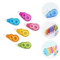 18 Pcs Mini Tape Correction Student Supply Accessory 8.3X3CM Students Convenient White-out Tapes Household Correction Liquid Pens