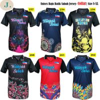 HOT&amp;Wholesale Collar- Uni Baju Jersey Sabah ILOVE SABAH Size S-XL