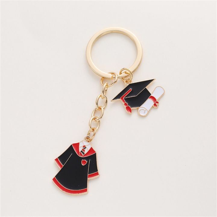 cute-academic-dress-keychain-with-metal-bachelors-cap-pendant-for-students-bag-charms-accessories-creative-graduation-gifts-key-chains