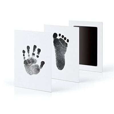 2021Baby Footprints Handprint Ink Pads Safe Non-toxic Ink Pads Kits for Baby Shower Baby Paw Print Pad Foot Print Pad Inkless
