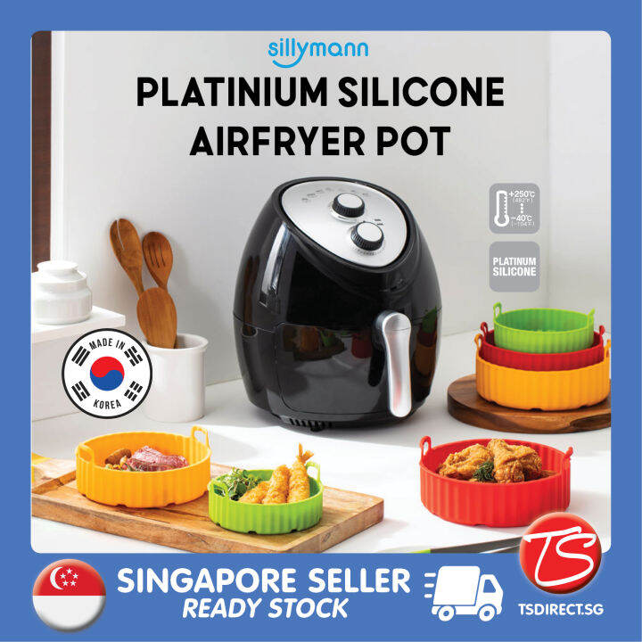 🇰🇷 Made In Korea 🇰🇷 Sillymann Platinum SIlicone AirFryer Pot 100