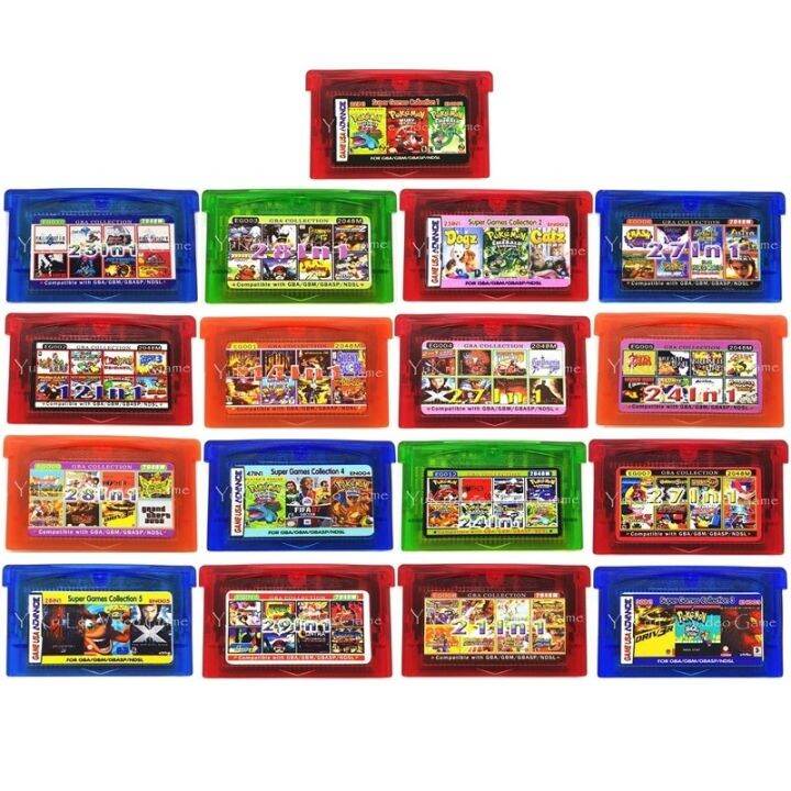 Eg/en Series All In 1 Compilation Gba Video Game Cartridge 32 Bit