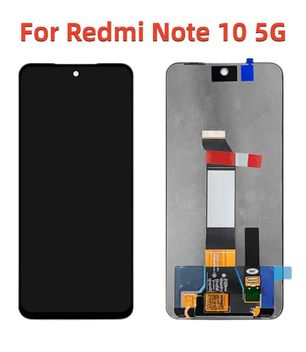 65 Original Redmi Note 10 5g Display Screen With Frame For Xiaomi Redmi Note 10 M2103k19g 3942