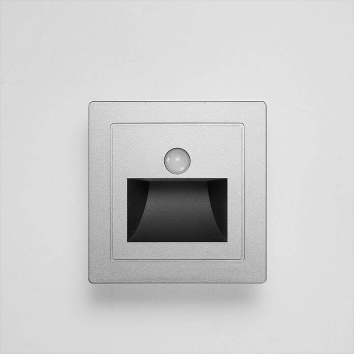 1ชิ้น-led-ปิดภาคเรียนผนังเชิงเทียนโคมไฟเซ็นเซอร์-pir-บันไดแสงขั้นตอนโคมไฟ-ac-180-240โวลต์4สีทางเดินเคลื่อนไหวเหนี่ยวนำโคมไฟติดผนังบันไดกรณีแสง