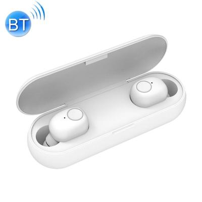(ด้านบนของโลก) Q1 TWS Bluetooth 5.0สเตอริโอสองหูหูฟังบลูทูธแบบกีฬาไร้สาย (สีขาว)