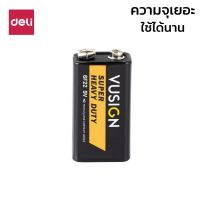 ถ่านก้อนสี่เหลี่ยม ถ่าน ขนาด 9V ถ่านสี่เหลี่ยม ถ่านไฟฉาย ถ่านอัลคาไลน์ ถ่าน แพ็ค 1 ก้อน Super Heavy Duty Battery ไร้สารปรอท Seabuy