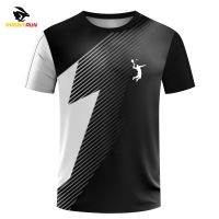 Basketball Badminton Tennis Competition Mens T-shirt Womens Short Sleeve Breathable Quick Drying T-shirt Street Fashion Top