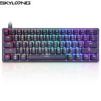 SKYLOONG GK61 61 Keys Gaming Mechanical Keyboard RGB Backlight ABS Keycaps Wired Gamer Keyboard For DesktopLaptopTabletWINPC