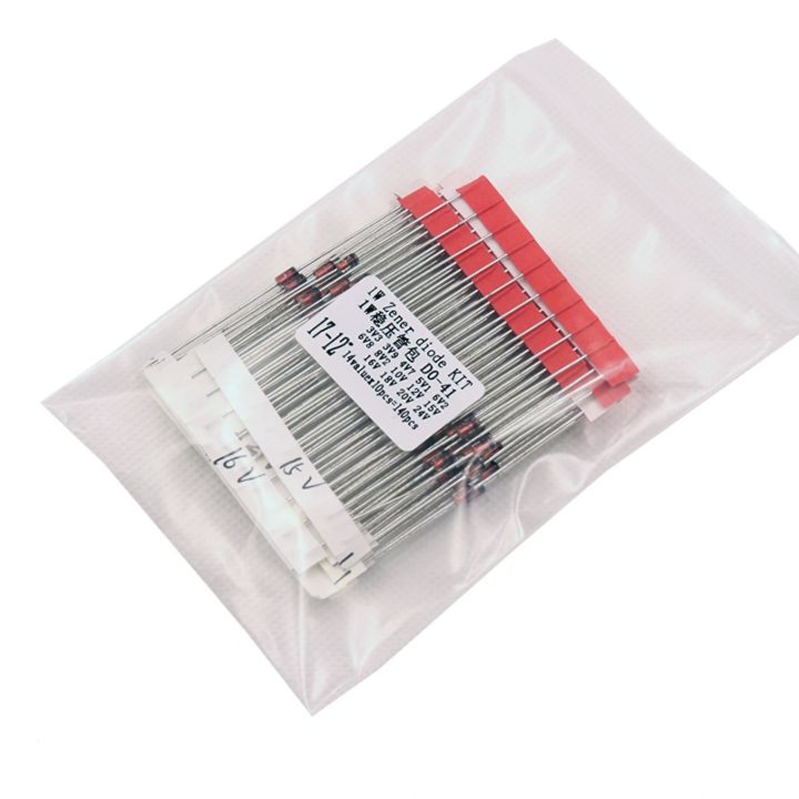 14values-10pcs-140pcs-1w-zener-diode-kit-do-41-3-3v-30v-component-diy-kit-free-shipping-health-accessories