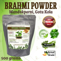 BRAHMI POWDER (Mandukaparni, Gotu Kola) Centella asiatica  PREMIUM QUALITY 500 grams