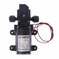 【☊HOT☊】 yihaobu ปั๊มน้ำชนิดดูดน้ำเองไดอะแฟรมปั๊มแรงดันสูงน้ำ Dc 12V 70W 6l 130psi/นาที