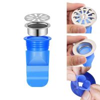 Silicone Floor Drain Deodorant Core Insect Backflow Preventer Way for Pipes Tube In Toilet