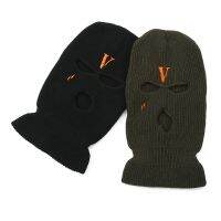 【YD】 Ski Knitted Balaclava Face Outdoor Three-hole Hat