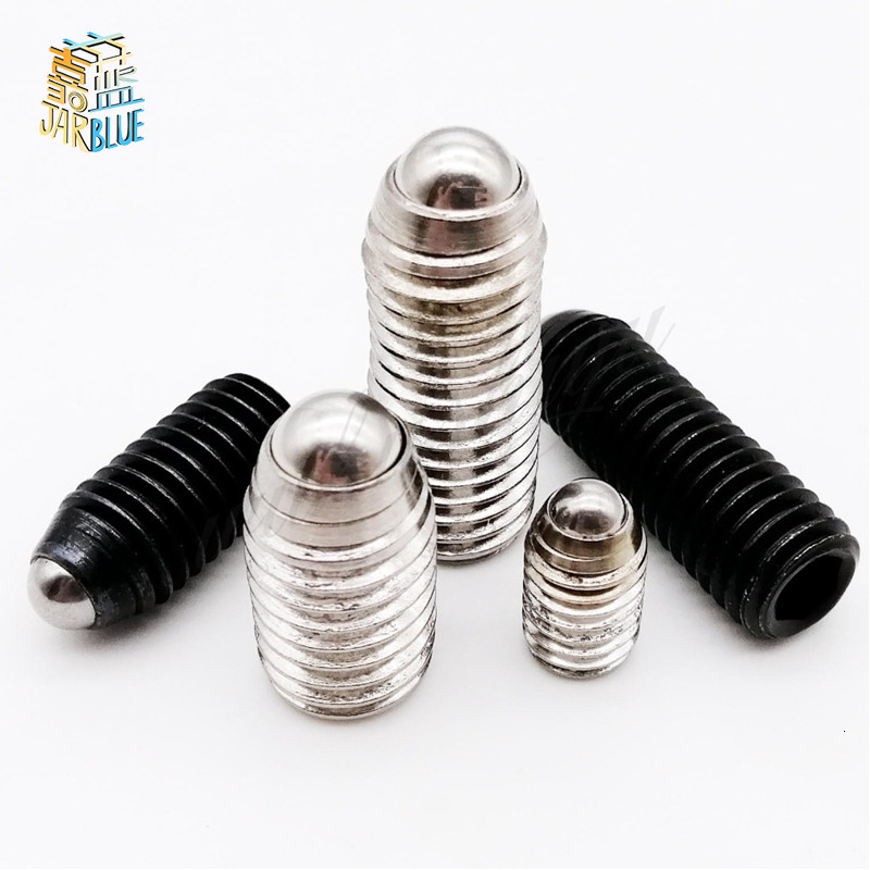 20PCS Stubby Plunger Screw for Lubrication Equipment Pneumatic Tools Thread Hex Spring Plunger 20PCS M3 Series Spring Ball Plunger M310 
