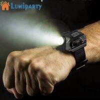 Lumiparty นาฬิกาข้อมืออิเล็กทรอนิกส์ ไฟฉาย สว่างมาก ชาร์จ USB สําหรับผู้ชาย