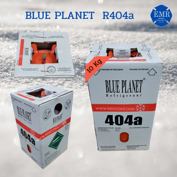 BLUE PLANET(บลู แพลนเน็ต) น้ำยาแอร์ R-404a (10 kg/ถัง)