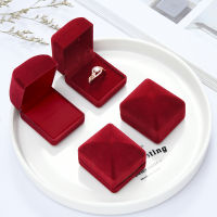 Case Jewelry Proposal Gift Wedding Engagement Counter Earrings Velvet Ring