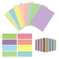 24pcs Teacher Supplies Office Use School Durable Highlight Reduce Visual Stress Bookmarks Children College Dyslexia Guided Aid Light Coloured Tracking Rulers Colored Overlay