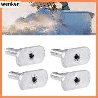 WENKEN 4Pcs กิจกรรมกลางแจ้งกลางแจ้ง สลักเกลียวราง ชิ้นส่วนสำหรับตกปลา M6 เครื่องมือเล่นสกีน้ำขนาดเล็ก เรือแคนู น็อตรางราง สกรูเรือคายัค