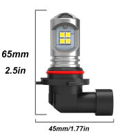 2ชิ้น H8 H11 LED ไฟตัดหมอกหลอดไฟ9005 9006 12โวลต์รถ DRL โคมไฟ C An BUS สำหรับ VW ด้วง CC J Etta P Assat B7 B8โปโล6R Tiguan Sharan