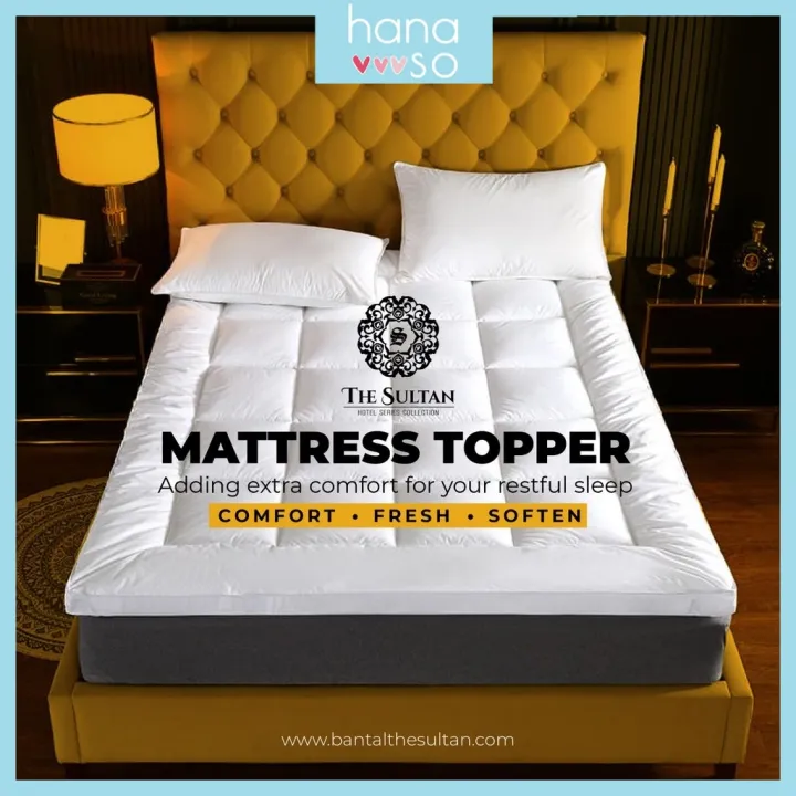 Mattress Topper The Sultan Sultera 5 Star Quality (Single Super Single Queen King