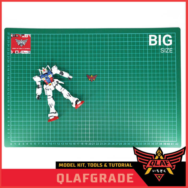 Cutting Mat A3 + SDI + ALAS GUNDAM GUNPLA LARGE BESAR + Terbaik alas