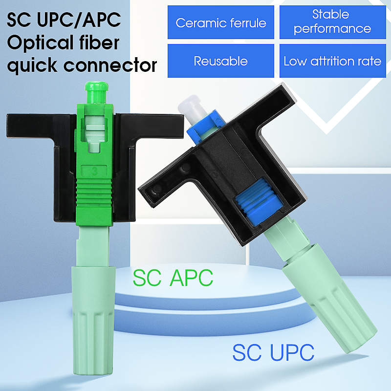 150pcs Singlemode SC-APC Optical Fiber Fast Cold Connector