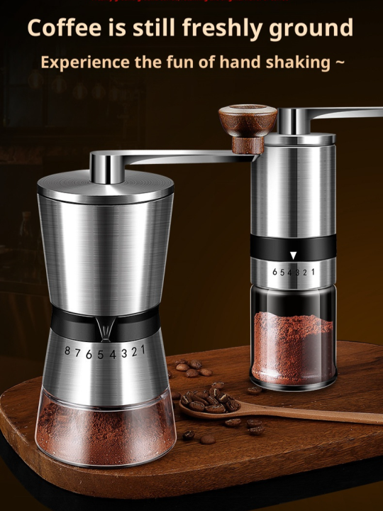 mengkai Portable Coffee Grinder Hand Crank Multifunctional Coffee Maker Coffee Bean Grinder