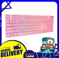 KB-741P PINKKER Optical Sw RGB Mechanical Gaming Keyboard//คีย์บอร์ดรุ่นใหม่ // สายหวานต้องจัด// ชมพูสดใส //