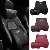 Auto Interior Decoration for Infiniti Q50 FX35 Q30 G37 Q70 QX70 G35 Q60 QX50 QX60 QX80 Car Neck Protection Pillow Waist Cushion