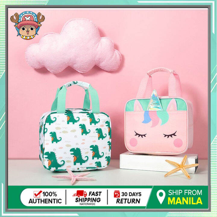 Cartoon Unicorn Portable Insulated Lunch Bag