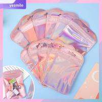 YESMILE 50pcs/bag คุณภาพสูง ผนึก สีรุ้ง ถุง OPP กระเป๋าซิป ถุงปิดผนึกด้วยตนเอง ถุงบรรจุภัณฑ์