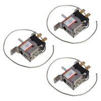 3X WPF22A 2Pin Refrigerator Refrigeration Thermostat W 30cm Metal Cord