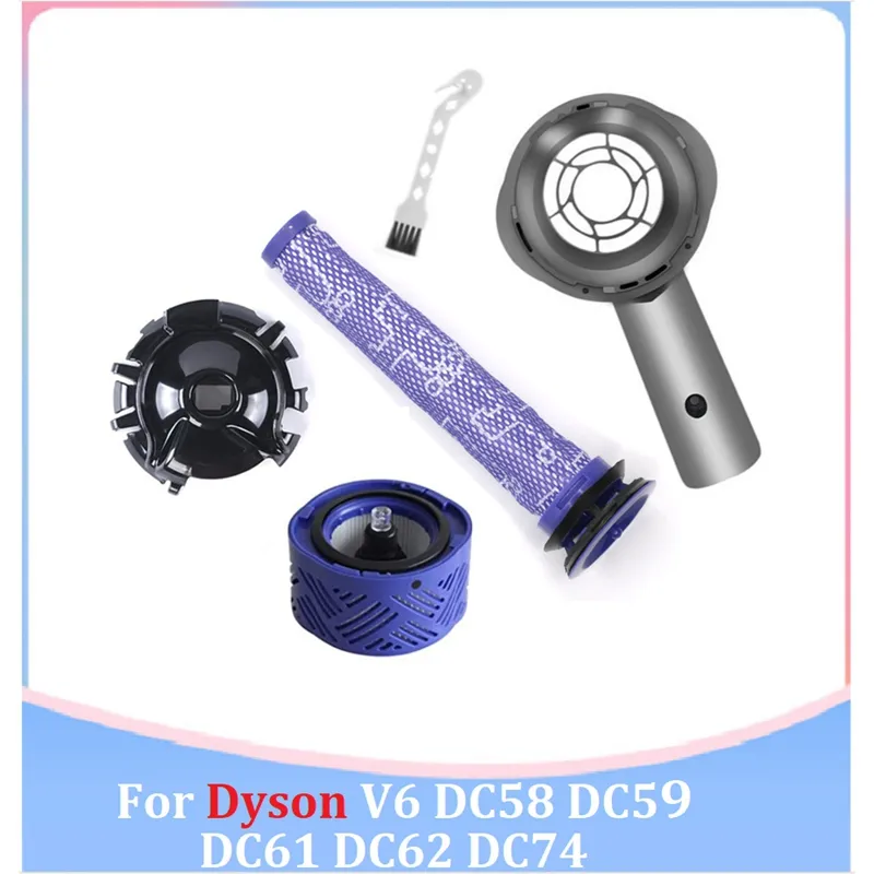 V6 Rear Filter Upgraded 8-pieces set for Dyson V6 DC58 DC62 DC74 Vacuum  Cleaner