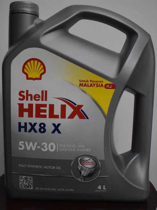 Shell Helix Hx8 X 5w30 Fully Synthetic Motor Oil 4l Lazada 