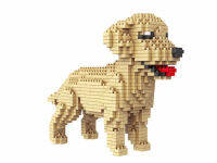 Puzzle Star Small Particle Building Block ของเล่นประกอบของเล่น DIY 6618-1-8 Dog Animal Series